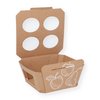 Verpackungsschalen für Äpfel / Birnen Pappe mit Deckel