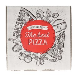 Pizzakartons Venezia 26cm x 26cm x 3cm