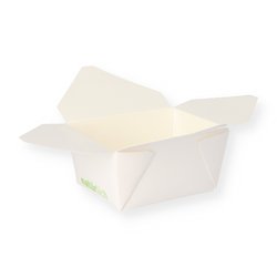 Food-Box weiß eckig 800ml 130x107x64mm Nr. 1