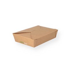 Food-Box braun Kraft eckig 21,5x16,2cm/19,7x14cm/4,8cm #2