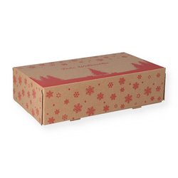 Geschenkkarton "Frohe Weihnachten" 300x175x80mm