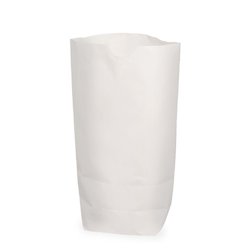 Bodenbeutel Papier weiß 1/2kg 14x22cm 