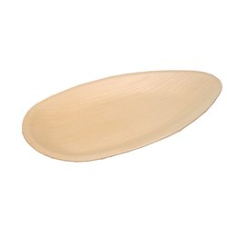 Tablett Palmblatt oval 180x320mm 